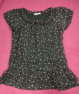 Polka Dot Sheer Top