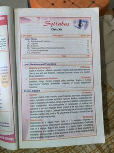 Mathematics Book For 12