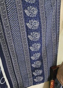 Mul Cotton IndiGo Saree