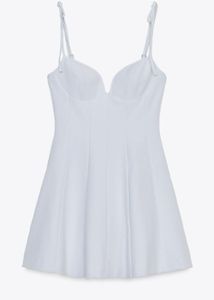 ZARA SHORT BOW DRESS