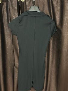 Black Hooded Romper