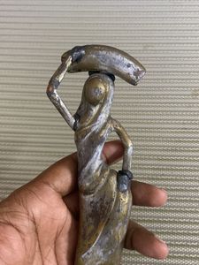 Metal Lady Figurine