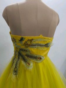 Yellow Embroidered Dress