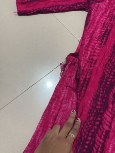 Pink Printed Kurti