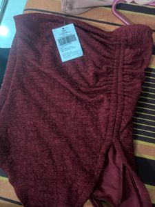 Chic Maroon Tube Top