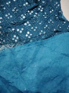 Peacock Green Colour Long Kurti