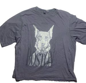 H&M boston dogs T shirt size
