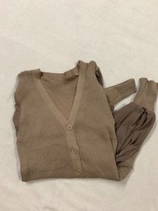 Chikku Brown Wrap Top