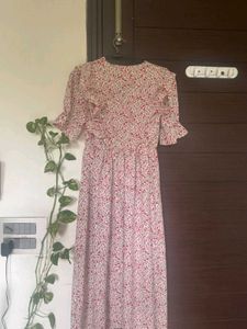 Floral Ruffle Midi Dress
