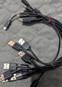 Combos OfMobile Charging Cables Type C And Usb