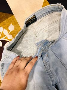 Gucci Light Wash Denim Jeans