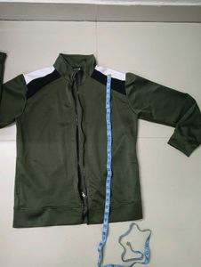 Olive Green Full Zip Jacket