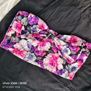 23137. Floral Bandeau Top
