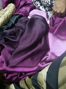 Beautiful Blend Of Pink Violet Shades Saree !!