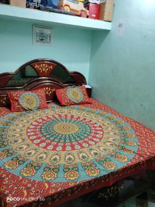 Jaipuri Bed Sheet With Pillow Cover