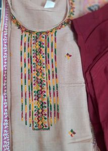 Nude Colour Kurta Set