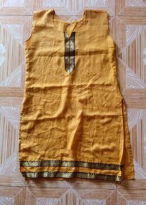 Elegant Mustard Kurta