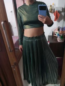Indya Ribbed Slip On Blouse