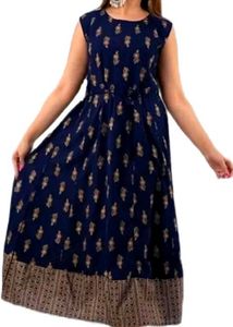 Anarkali Navy Blue Suit