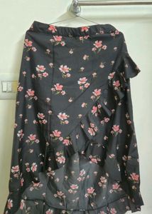 Floral Print Skirt
