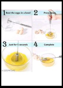 Stainless Steel Push Whisk