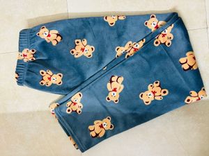 Cute Bear Print Pajama Pants