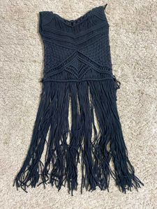 Unique Black Fringe styling piece