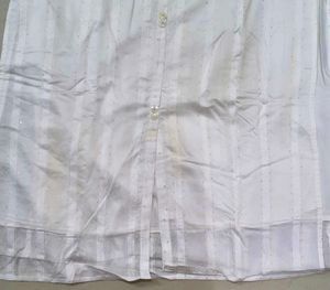 Elegant White Kurta(L)