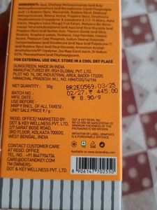 Dot &amp; Key Mango Detan Sunscreen SPF 50