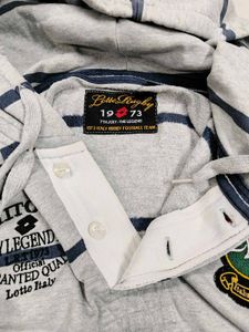 Lotto Striped Pullover Hoodie