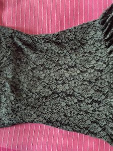 Green Lace Cami Dress