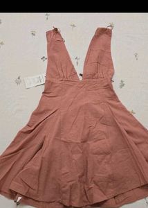🔻PRICE DROP- NEW ZARA- Elegant Pink Halter Dres