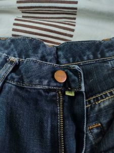 Wrangler Distress Retro Straight Grey Denim Jeans