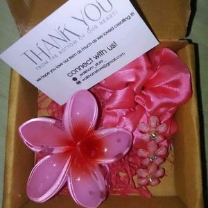 Flower Hair Accessory Get Free Neckchain With It