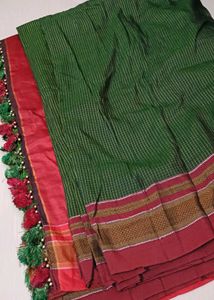 Traditional Pure Reshim Silk Blend Ikat Saree