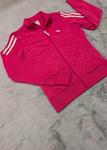 ANTA *Keep moving* Track Jacket -Hot Pink