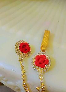 Rose Golden Brooch