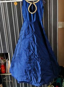 Elegant Blue Party Dress