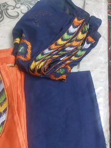 Women unstitched suit fabric pure cotton