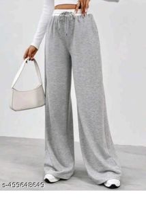 Gray oversized sweat pants