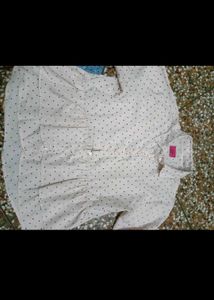 White Polka Dot Shirt