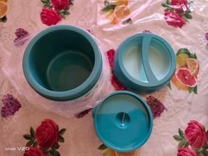 Beautiful Design Green Colour Tiffin Box 💚💚