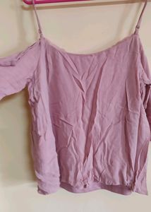 Cute Cold Shoulder Top