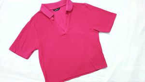 Pink Crop Top