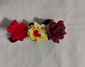 Floral Hair Tie Set