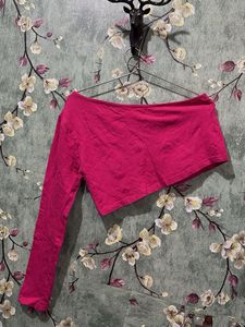 Hot Pink Crop Top