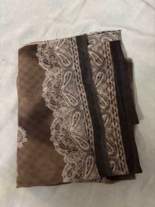 Brown Saree