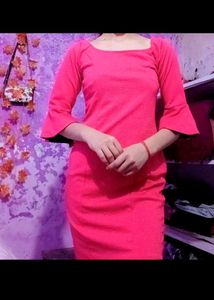 Chic Pink Bodycon Dress 🌷🎀