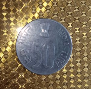 1988 50 Paise Coin in Great Condition