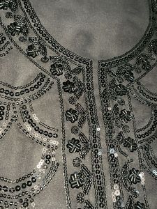 Beaded Black Dress